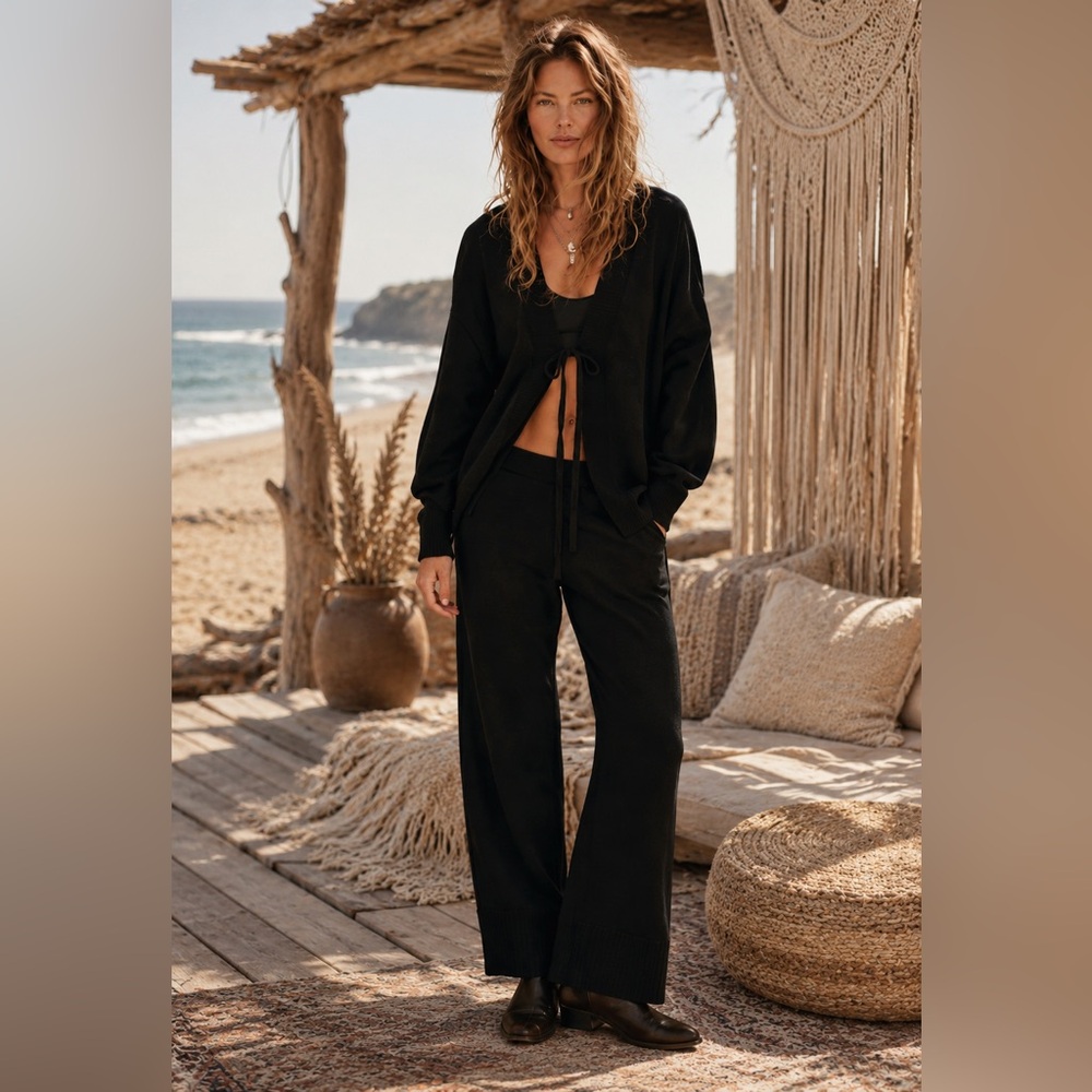 Free People Solar Cardigan & Pants Set
